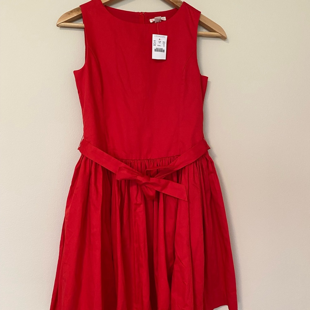 J. Crew Crewcuts red dress